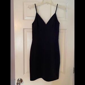 NWOT Express black bodycon dress.